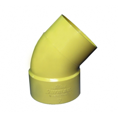 SEMICODO 45° CXE 4"  SANITARIO