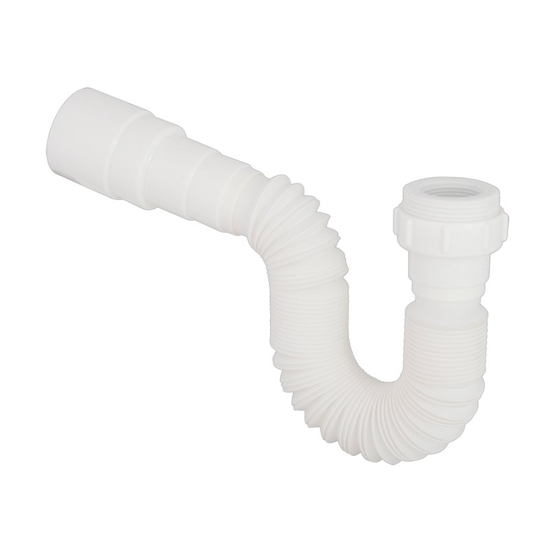 SIFON FLEXIBLE BLANCO ACORDEON