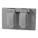 TAPA TOMA INTEMPERIE GRIS