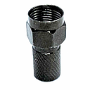 (E2)TERMINAL COAXIAL SENCILLA CROMADA