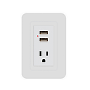 TOMA SENCILLA + 2 USB