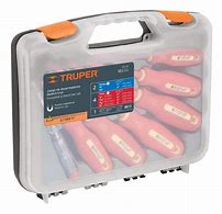JUEGO DE 6 DESTORNILLADORES DIELECTRICOS Y 1 TESTER TRUPER