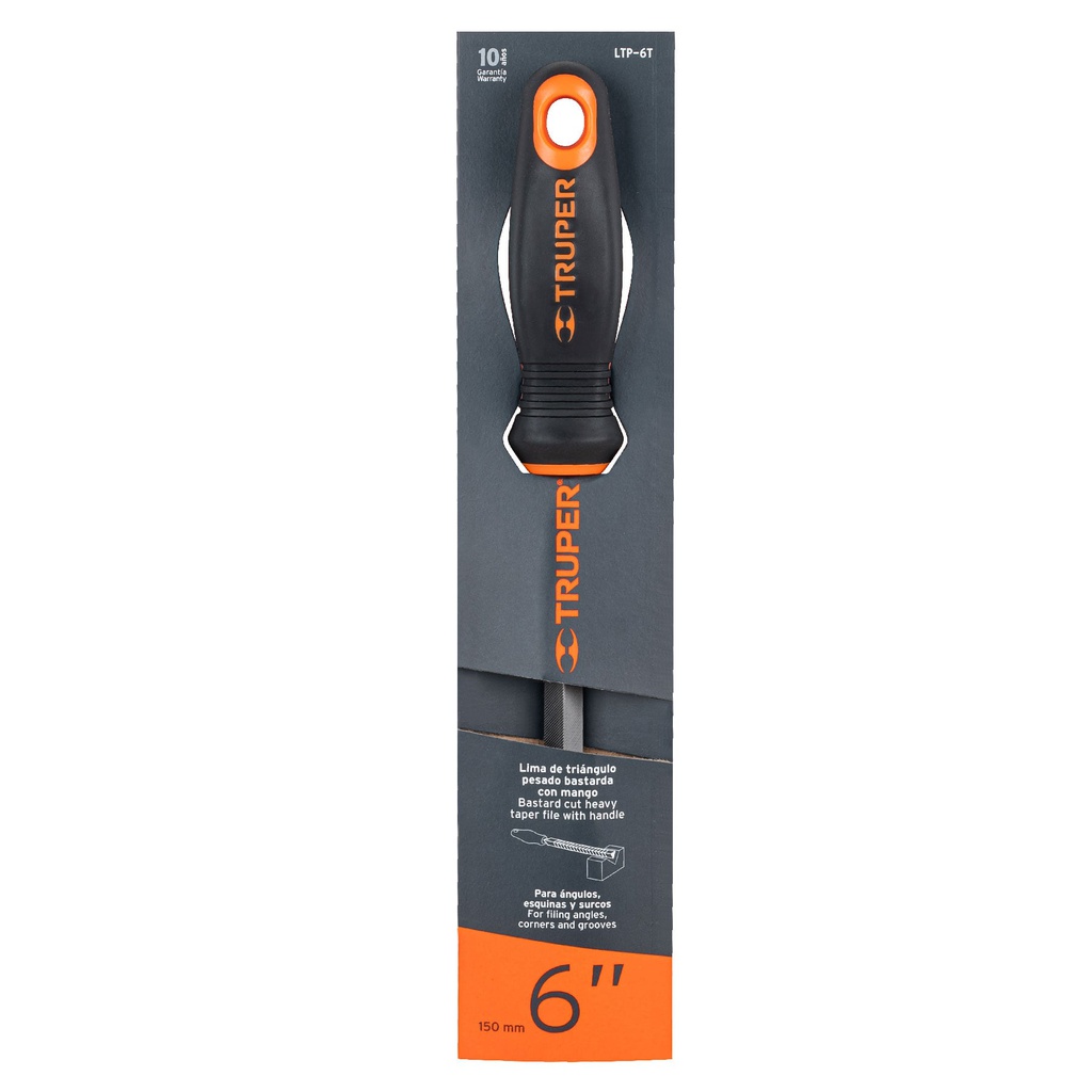 LIMA TRIANGULO PESADO 6" TRUPER CONFORT