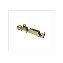 SOPORTE DOBLE PLASTICO CORTINA 5/8 DORADO