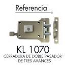 (E1) CERRADURA USADA DOBLE PASADOR DERECHA MULTIPUNTO