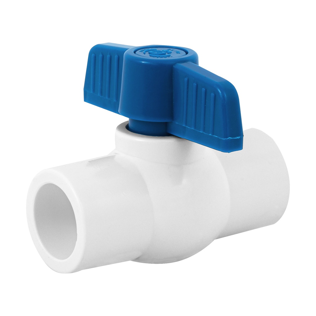VALVULA REGISTRO PVC LISA 1- 1/2