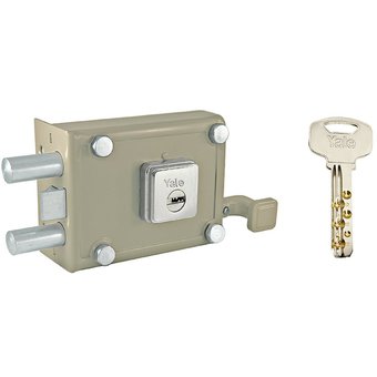 CERRADURA YALE DOBLE PASADOR IZQUIERDA