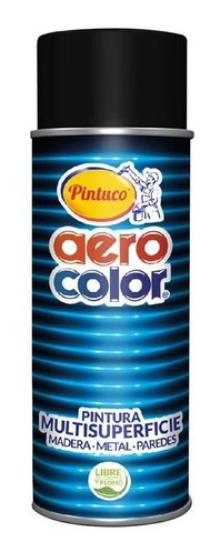 (E3) AEROSOL ALTA TEMPERATURA NEGRO BRILLANTE PINTUCO