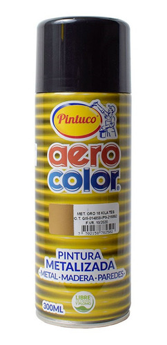 (E3) AEROSOL ORO 18 KILATES AEROCOLOR