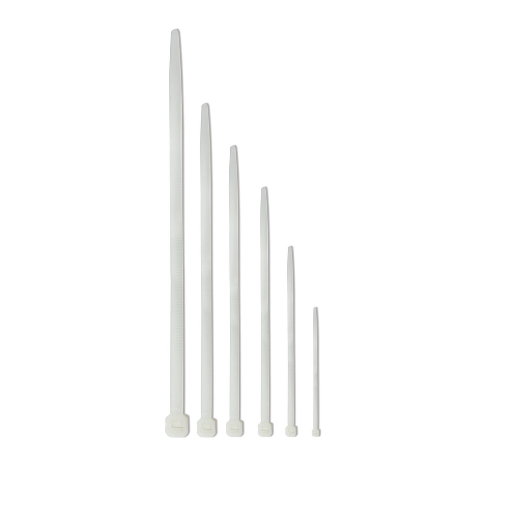 AMARRE PLASTICO 40 CM BLANCO PQT