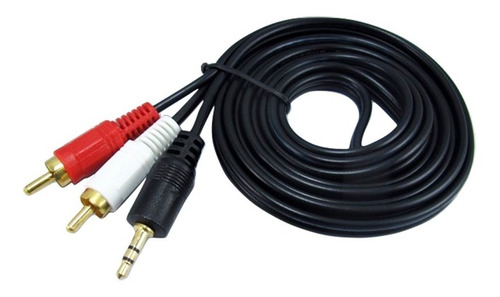 CABLE RCA 2X1 OSBLACK