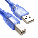 CABLE IMPRESORA USB AZUL 3M