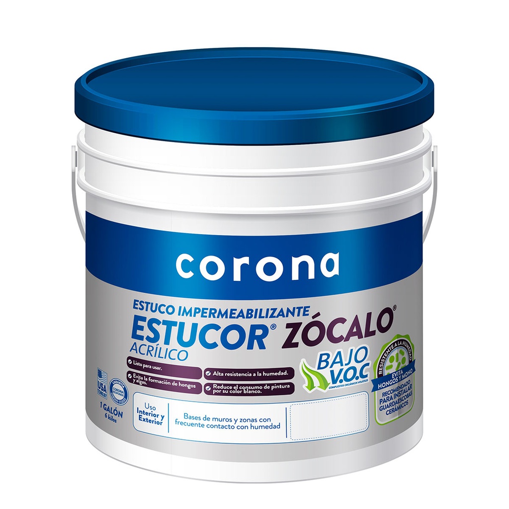 ESTUCOR ZOCALO CORONA GALON