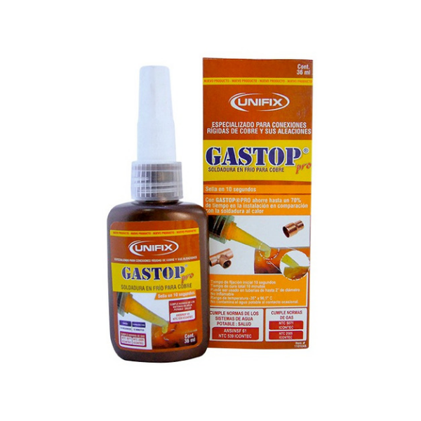 GASTOP SOLDADURA EN FRIO COBRE 36ML