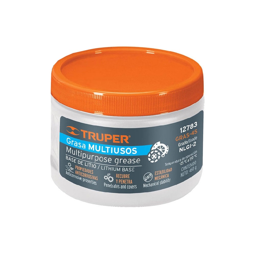 (E3) GRASA LUBRICANTE TRUPER 450G