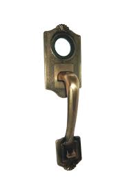 MANIJA BOCA LLAVE CROMADA PARA PUERTA