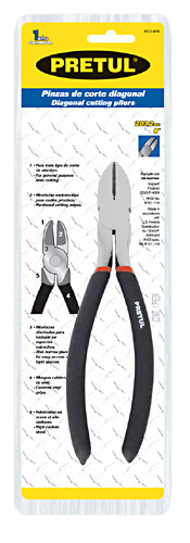 PINZA MINIATURA CORTAFRIO 4'' PRETUL