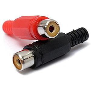 PLUG HEMBRA RCA PLASTICO