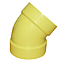 SEMICODO 45° CXC 3" SANITARIO