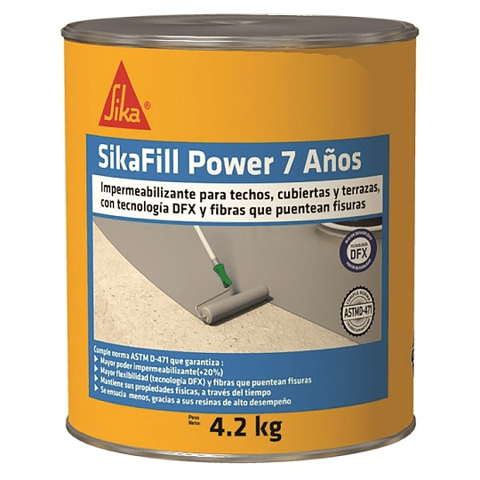 SIKAFILL POWER 7 AÑOS GRIS 1GL