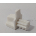 SOPORTE DE ENTREPAÑO PLASTICO BLANCO  
