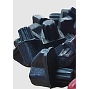 SOPORTE ENTREPAÑO PLASTICO NEGRODE PUNTILLA  REF SPT6