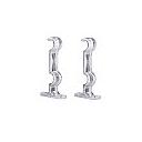 SOPORTE DOBLE PLASTICO CORTINA 5/8 CROMO
