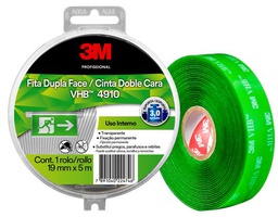 [VHB 4910] CINTA DOBLE FAZ 3M TRANSPARENTE PROFESIONAL VHB 4910