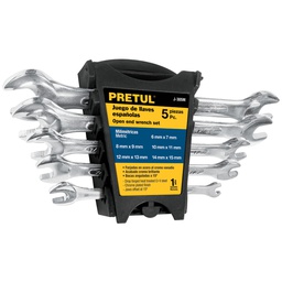 [22001 TR] JUEGO DE LLAVES MILIMETRICA 5PZ PRETUL