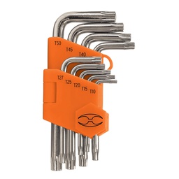 [15554 TR] (M3) JUEGO DE 9 LLAVES TORX TRUPER